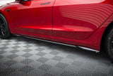 Maxton Design Side Skirts Diffusers V.2 Tesla Model 3 Project Highland (Facelift)