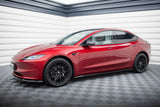 Maxton Design Side Skirts Diffusers V.2 Tesla Model 3 Project Highland (Facelift)