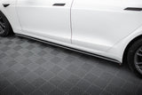 Maxton Design Side Skirts Diffusers V.2 Tesla Model S Plaid MK1 Facelift