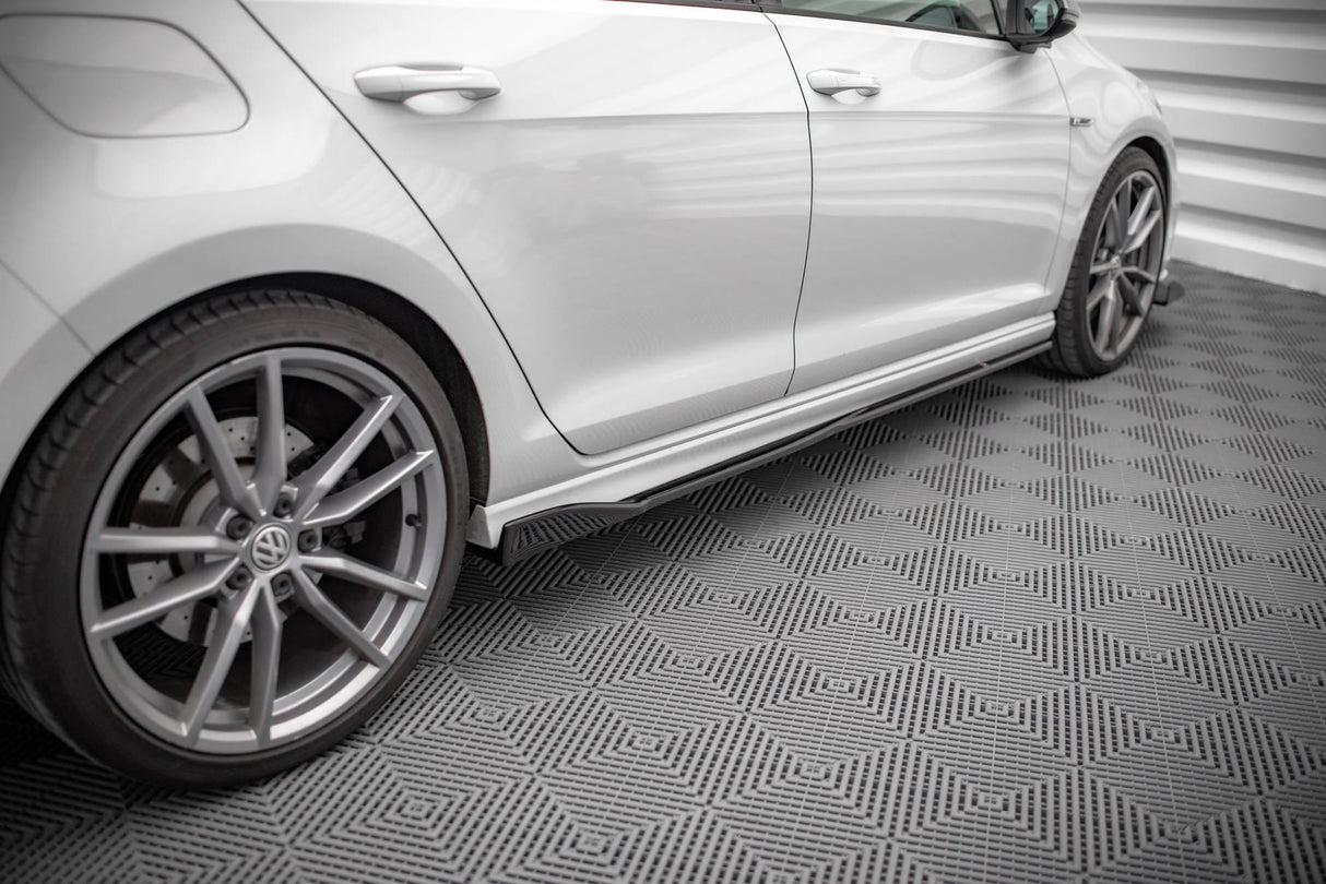 Maxton Design Side Skirts Diffusers V.2 VW Golf R Mk7