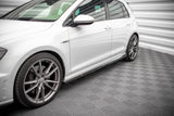 Maxton Design Side Skirts Diffusers V.2 VW Golf R Mk7