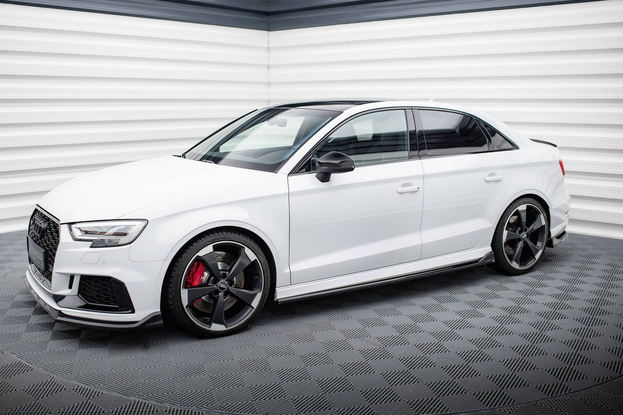 Maxton Design Side Skirts Diffusers V.3 Audi RS3 Sedan 8V Facelift