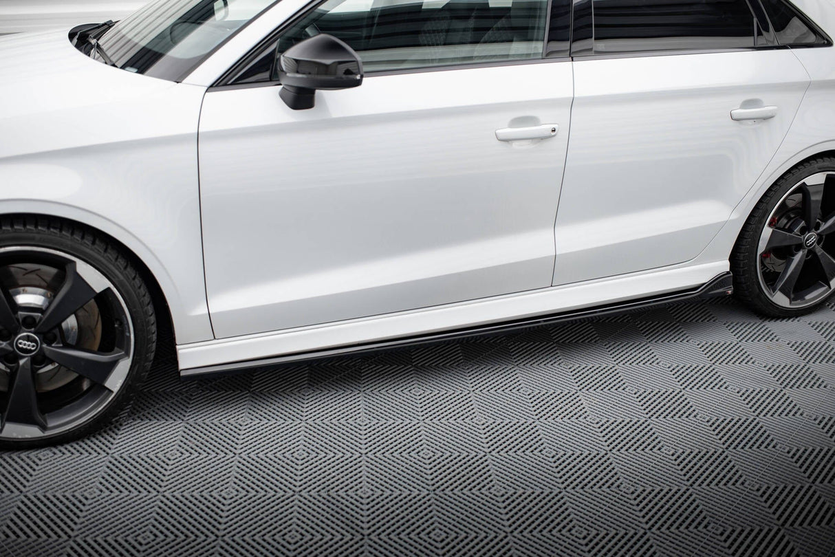 Maxton Design Side Skirts Diffusers V.3 Audi RS3 Sedan 8V Facelift