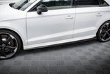Maxton Design Side Skirts Diffusers V.3 Audi RS3 Sedan 8V Facelift