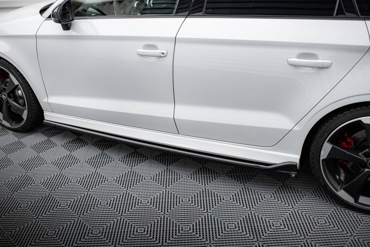 Maxton Design Side Skirts Diffusers V.3 Audi RS3 Sedan 8V Facelift