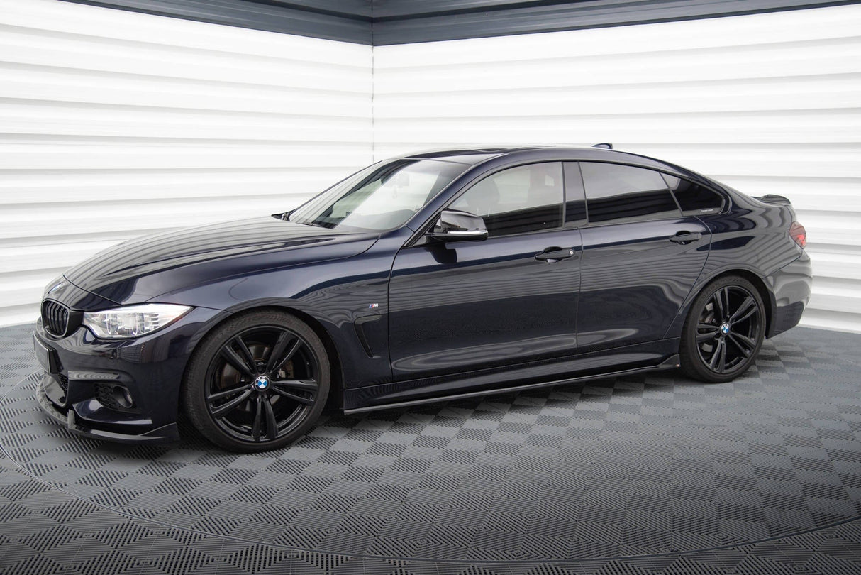 Maxton Design Side Skirts Diffusers V.3 BMW 4 Coupe / Gran Coupe / Cabrio M-Pack F32 / F36 / F33