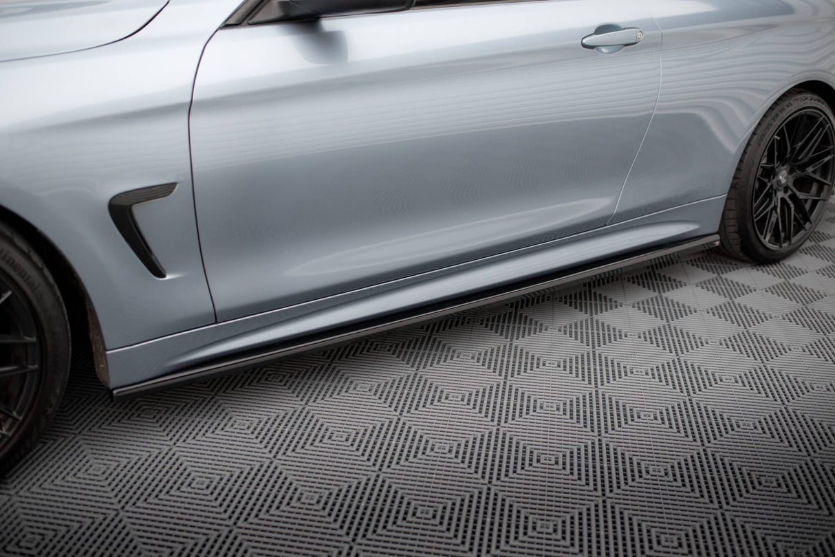 Maxton Design Side Skirts Diffusers V.3 BMW 4 Coupe M-Pack F32