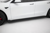 Maxton Design Side Skirts Diffusers V.2 Tesla Model 3