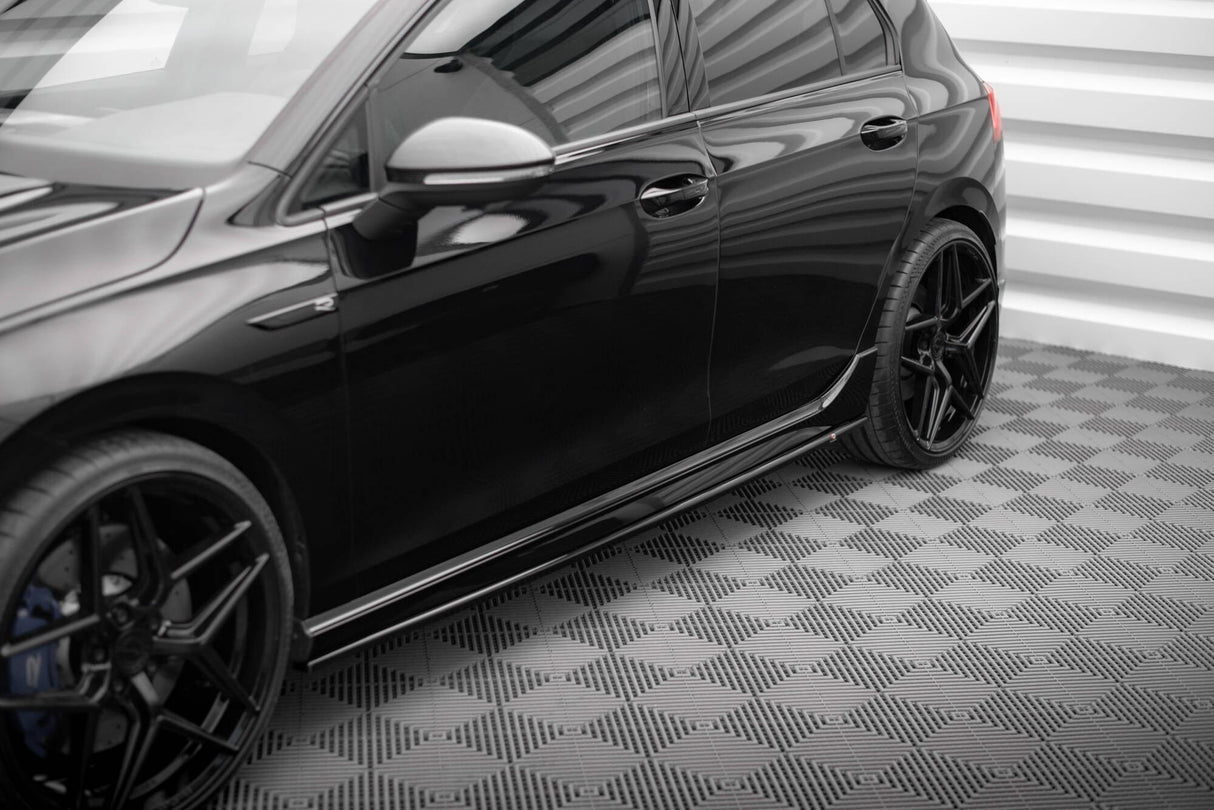 Maxton Design Side Skirts Diffusers V.3 VW Golf R Mk8