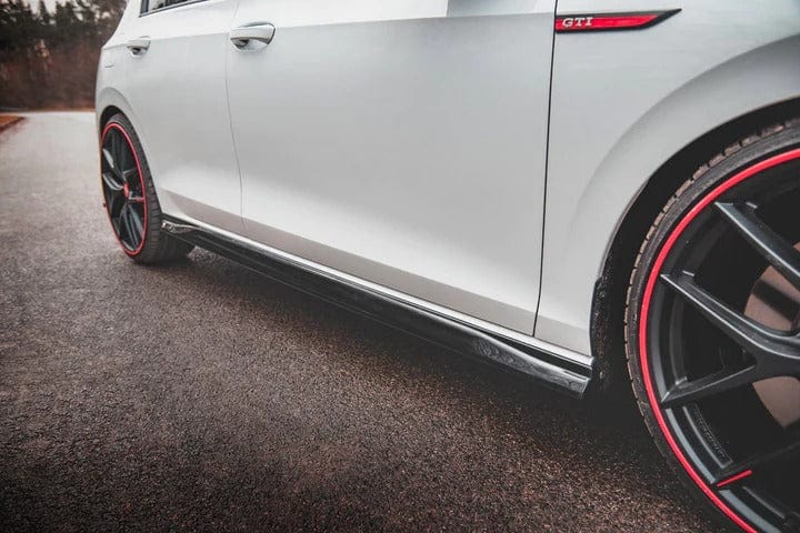 Maxton Design Side Skirts Diffusers V.3 Volkswagen Golf Mk8 GTi / GTi Clubsport / R-Line