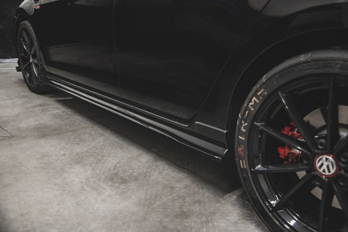 Maxton Design Side Skirts Diffusers VW Golf Mk7 GTI TCR
