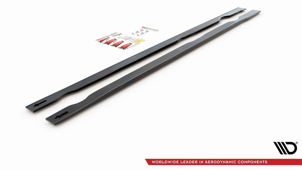 Maxton Design Side Skirts Diffusers VW Golf Mk7 GTI TCR