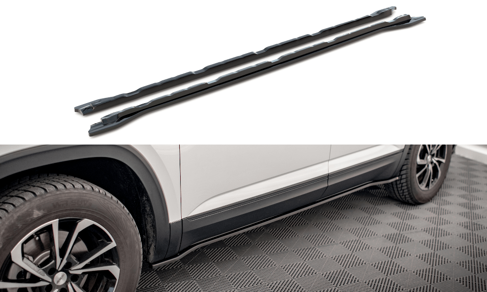 Maxton Design Side Skirts Diffusers VW Atlas Cross Sport