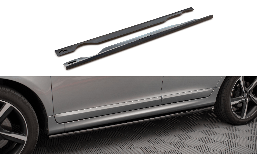 Maxton Design Side Skirts Diffusers Volvo XC60 R-Design MK1 Facelift