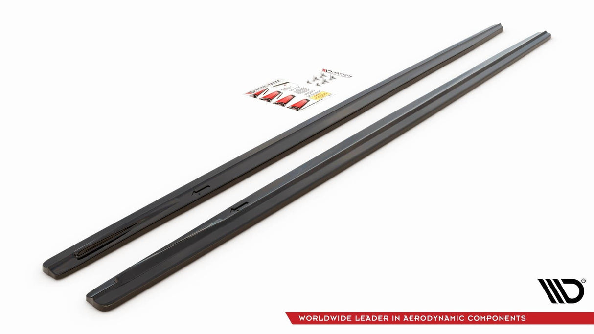 Maxton Design Side Skirts Diffusers For BMW 7 Long M-Pack G12