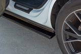 Maxton Design Side Skirts Diffusers Audi Q8 S-Line