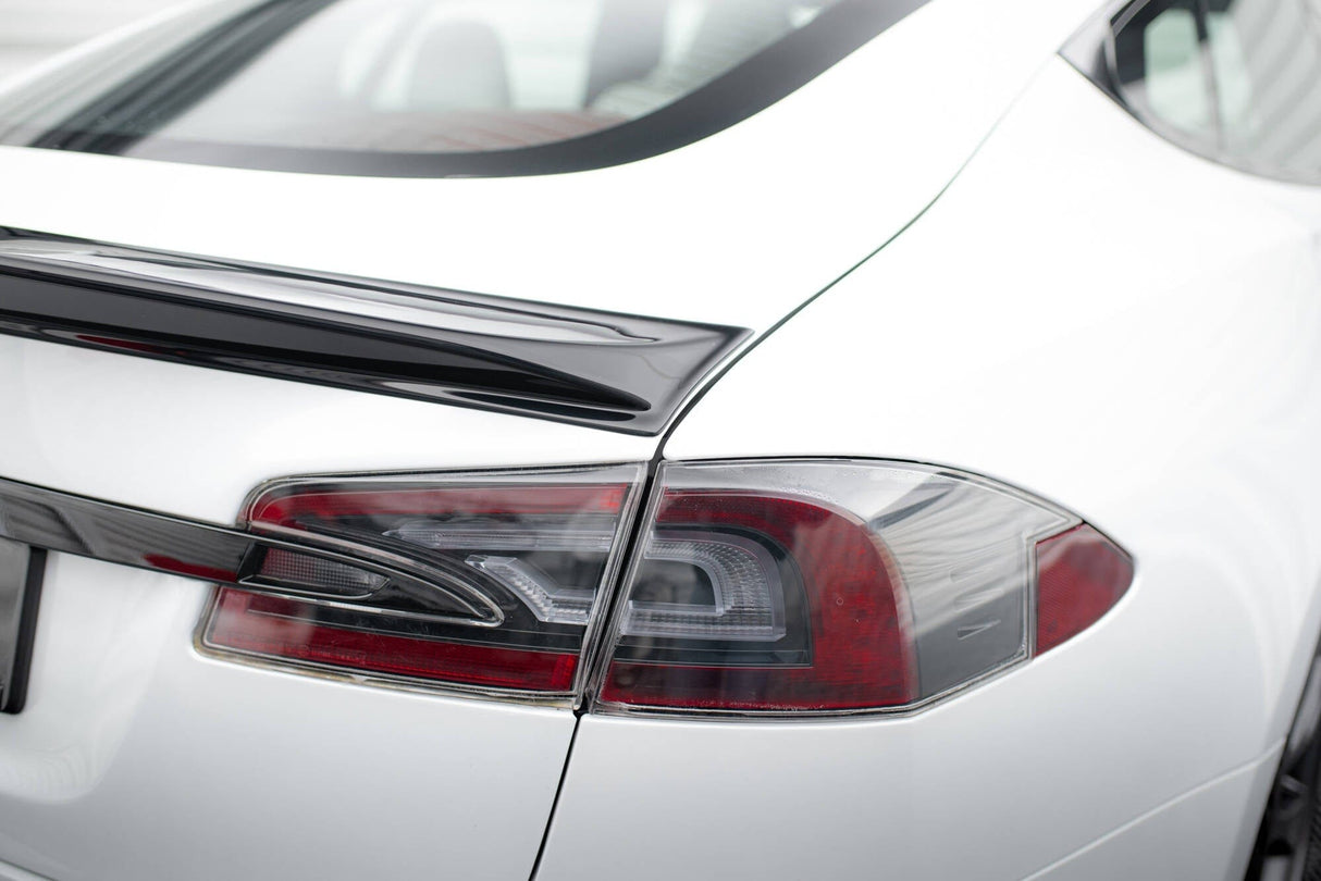 Maxton Design Spoiler Cap 3D Tesla Model S Plaid MK1 Facelift