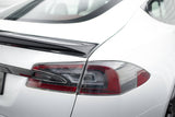 Maxton Design Spoiler Cap 3D Tesla Model S Plaid MK1 Facelift