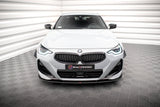 Maxton Design Street Pro Front Splitter BMW 2 Coupe M-Pack / M240I G42