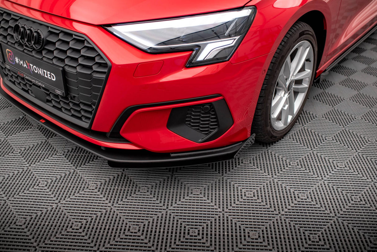 Maxton Design Street Pro Front Splitter + Flaps Audi A3 8Y