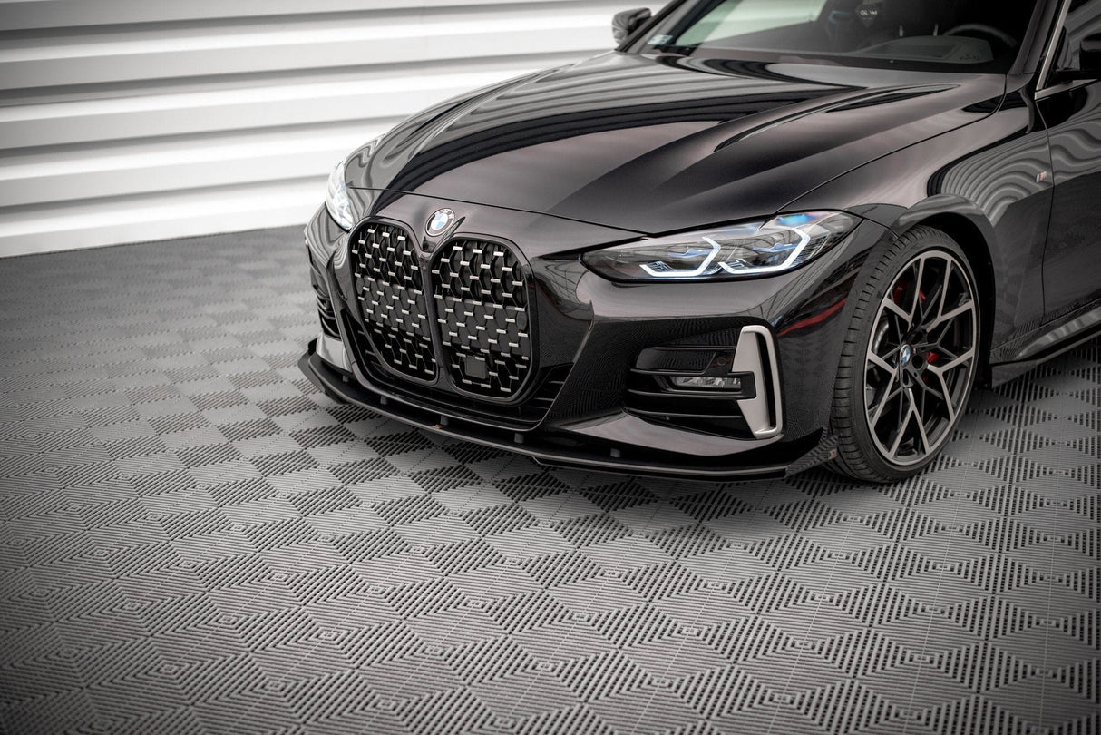 Maxton Design Street Pro Front Splitter + Flaps BMW 4 M-Pack G22