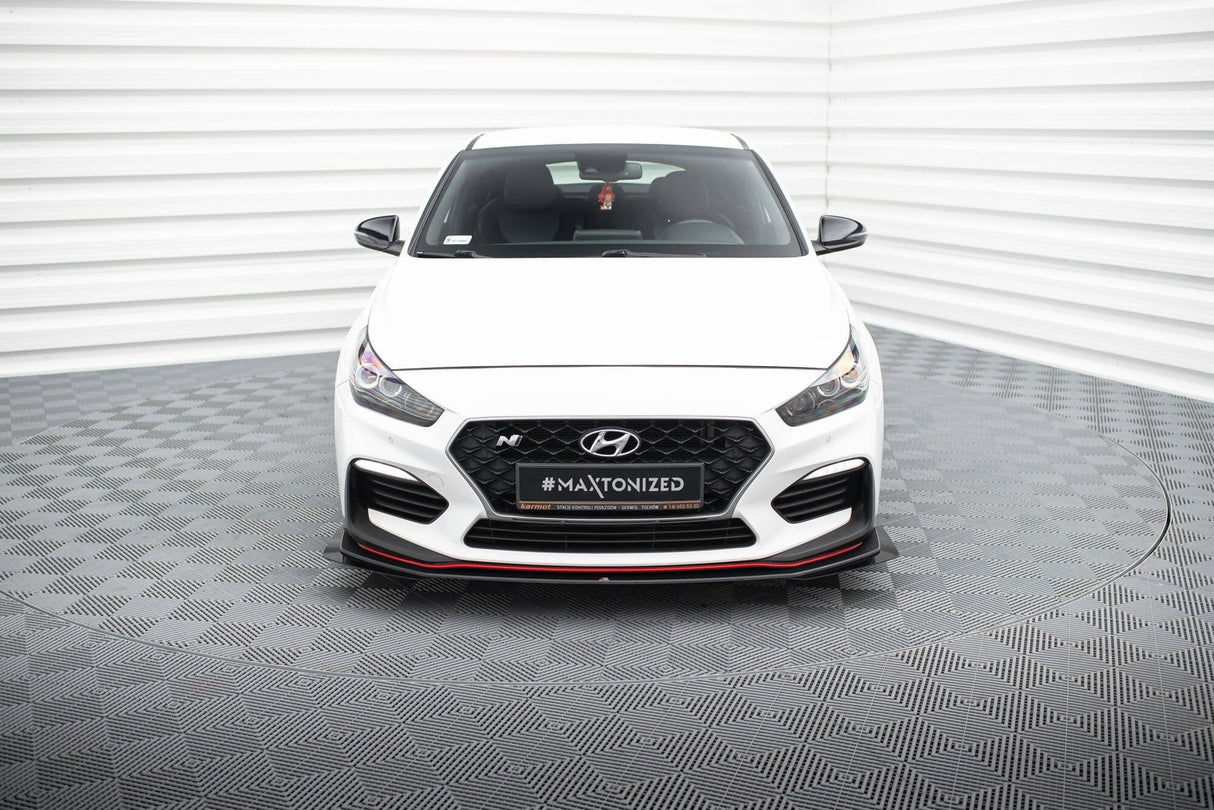 Maxton Design Racing Durability Front Splitter + Flaps - Hyundai I30 N Mk3 (Elantra Gt) Hatchback / Fastback