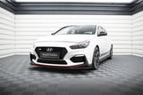 Maxton Design Racing Durability Front Splitter + Flaps - Hyundai I30 N Mk3 (Elantra Gt) Hatchback / Fastback