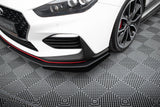 Maxton Design Racing Durability Front Splitter + Flaps - Hyundai I30 N Mk3 (Elantra Gt) Hatchback / Fastback