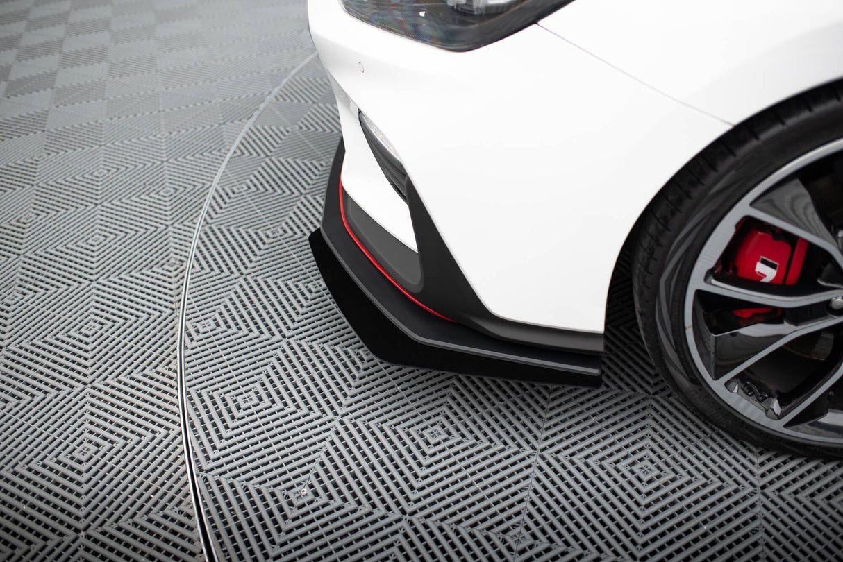 Maxton Design Racing Durability Front Splitter + Flaps - Hyundai I30 N Mk3 (Elantra Gt) Hatchback / Fastback