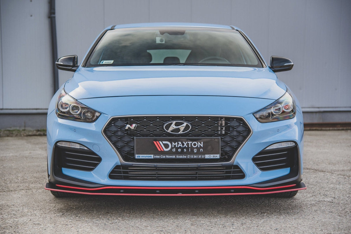 Maxton Design Racing Durability Front Splitter + Flaps - Hyundai I30 N Mk3 (Elantra Gt) Hatchback / Fastback