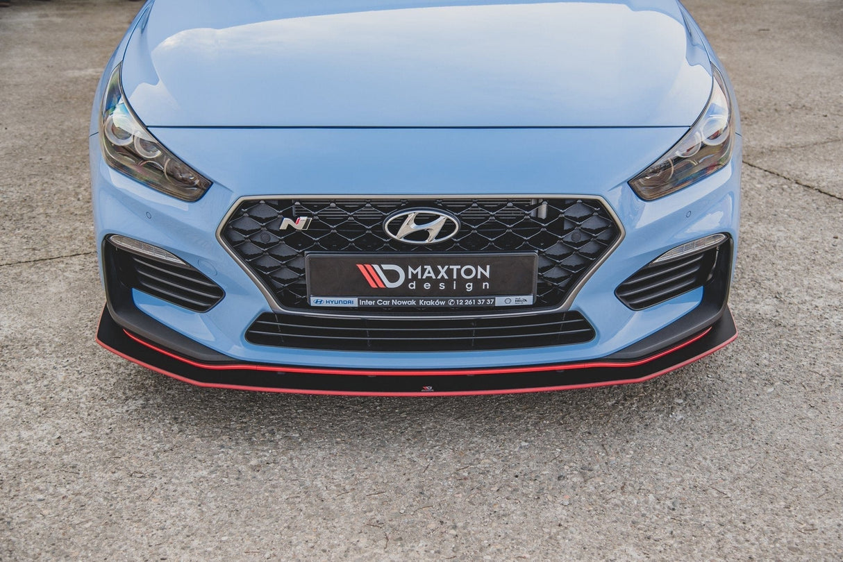 Maxton Design Racing Durability Front Splitter + Flaps - Hyundai I30 N Mk3 (Elantra Gt) Hatchback / Fastback