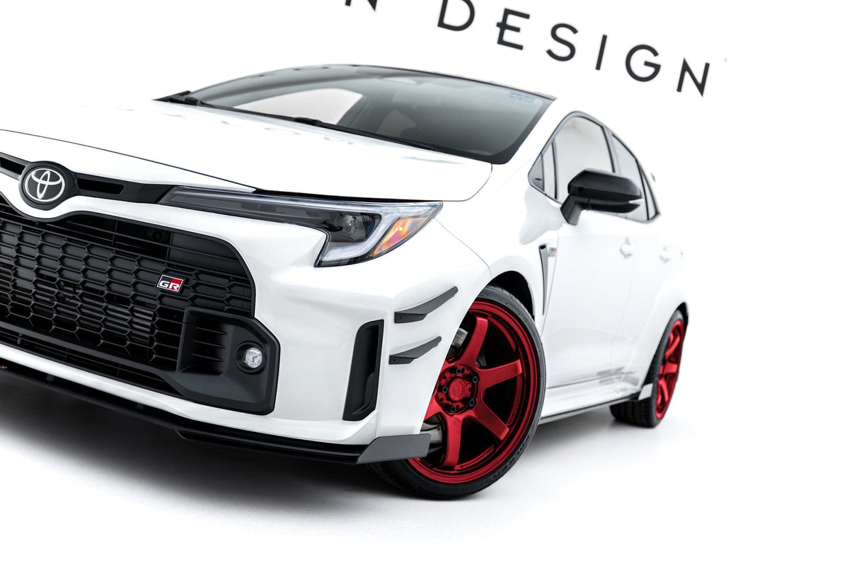 Maxton Design Street Pro Front Splitter + Flaps Toyota GR Corolla MK12