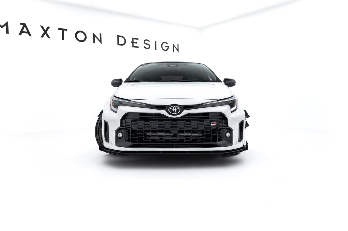 Maxton Design Street Pro Front Splitter + Flaps Toyota GR Corolla MK12
