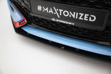 Maxton Design Street Pro Front Splitter Hyundai Veloster N MK2