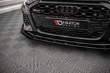 Maxton Design Street Pro Front Splitter V.1 + Flaps Audi RS3 Sportback / Sedan 8Y