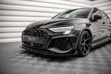Maxton Design Street Pro Front Splitter V.1 + Flaps Audi RS3 Sportback / Sedan 8Y