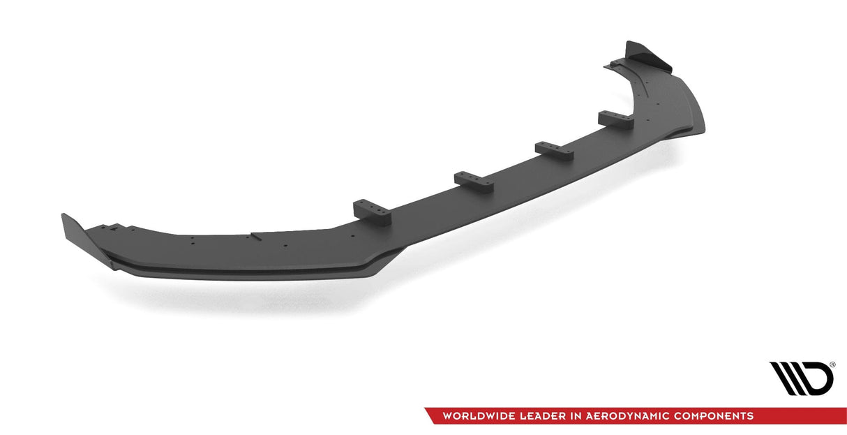 Maxton Design Street Pro Front Splitter V.1 + Flaps VW Golf R Mk7