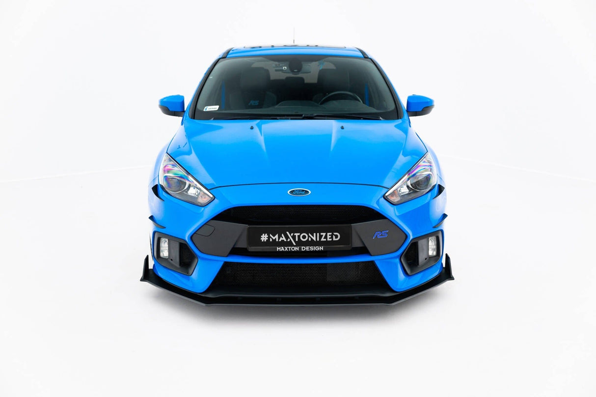 Maxton Design Racing Durability Front Splitter V.2 Ford Focus RS MK3