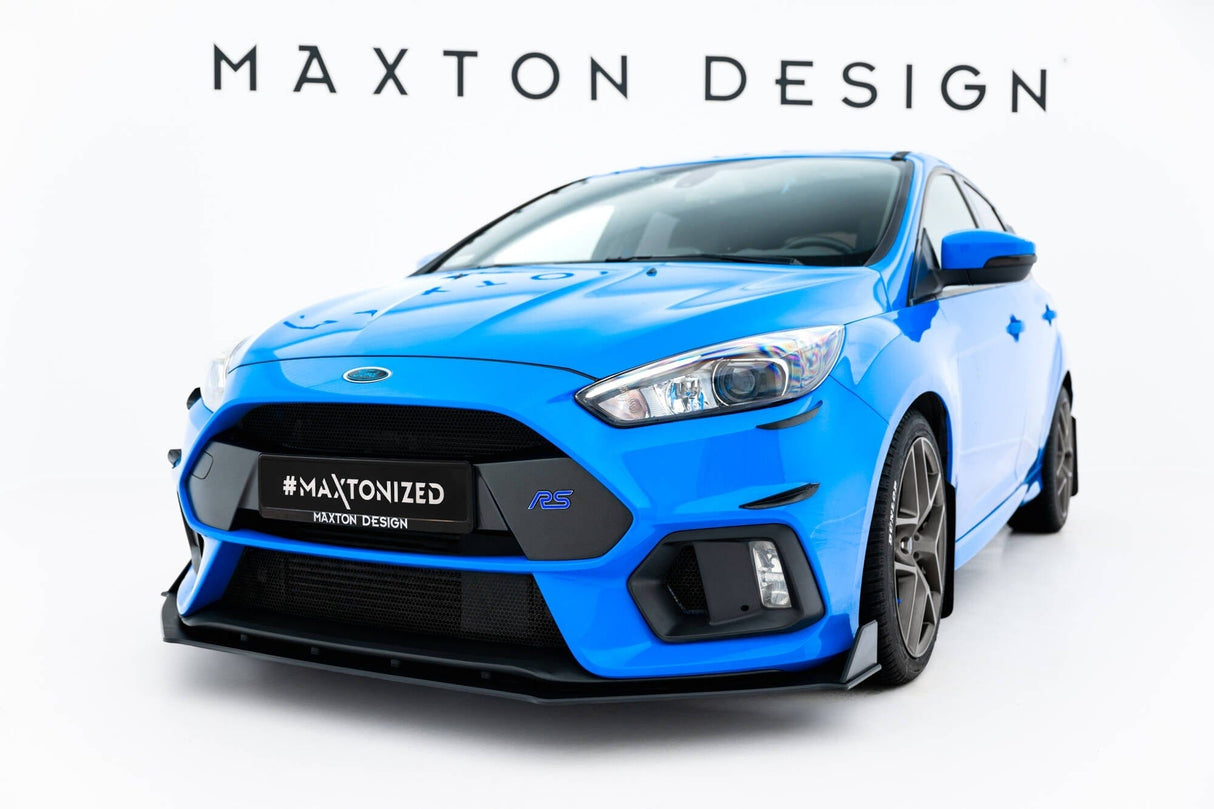 Maxton Design Racing Durability Front Splitter V.2 Ford Focus RS MK3