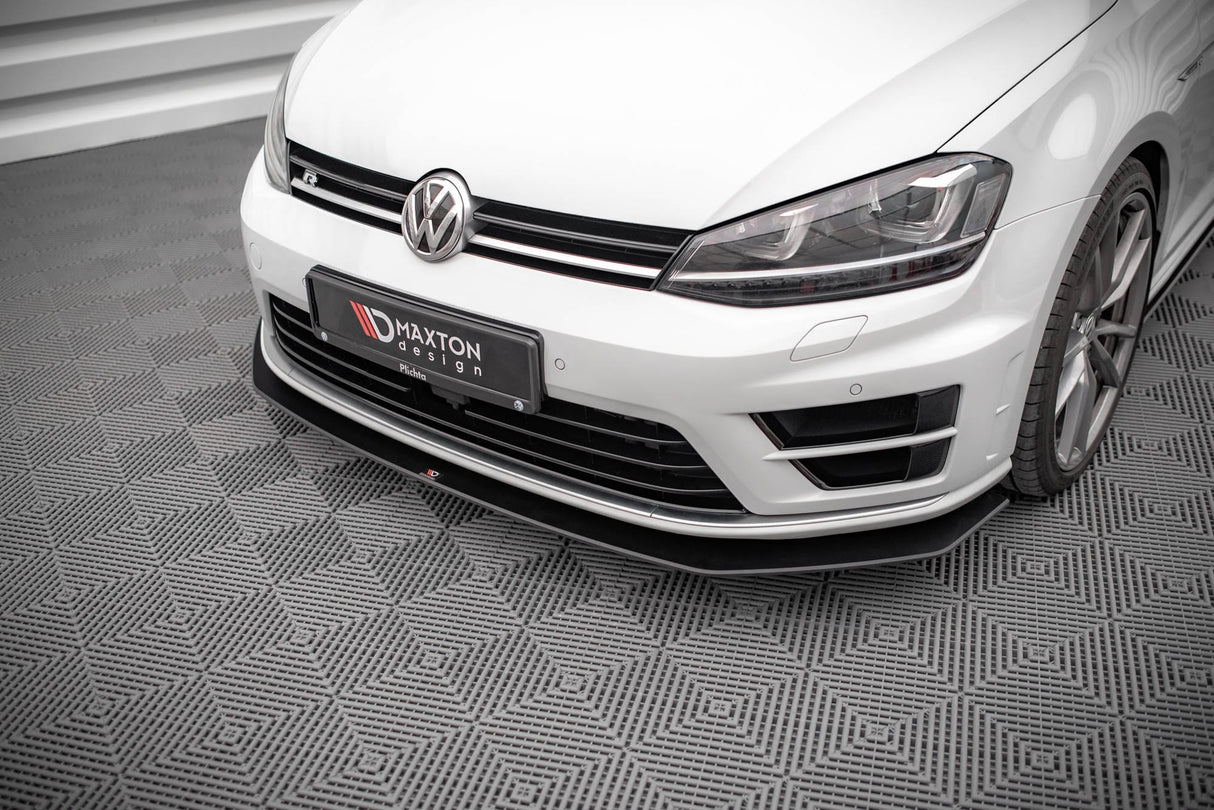 Maxton Design Street Pro Front Splitter V.2 VW Golf R Mk7