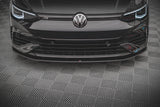 Maxton Design Street Pro Front Splitter - VW Golf R Mk8