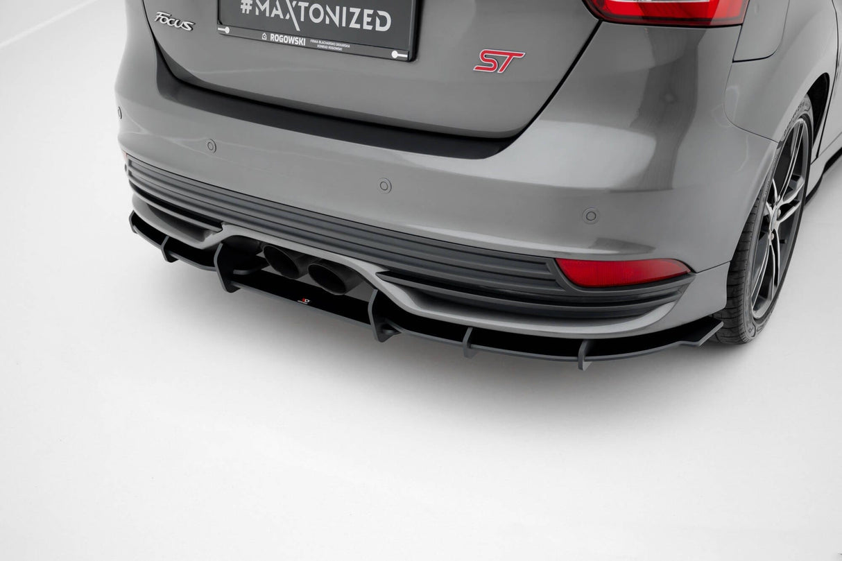 Maxton Design Street Pro Rear Diffuser Ford Focus St MK3 Facelift