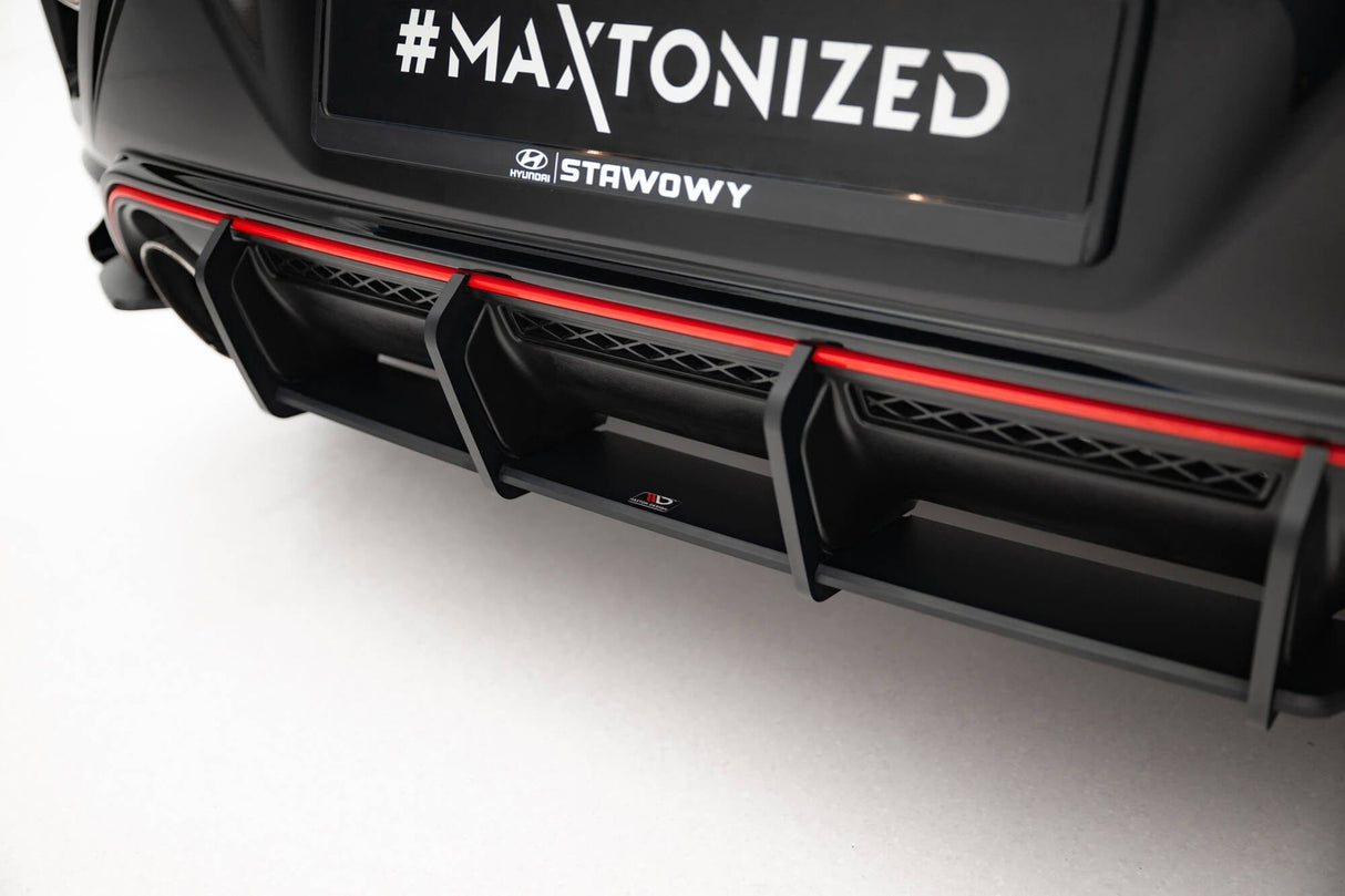 Maxton Design Street Pro Rear Diffuser Hyundai Veloster N MK2