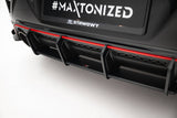 Maxton Design Street Pro Rear Diffuser Hyundai Veloster N MK2