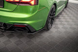 Maxton Design Street Pro Rear Side Splitters Audi Rs5 F5 Facelift