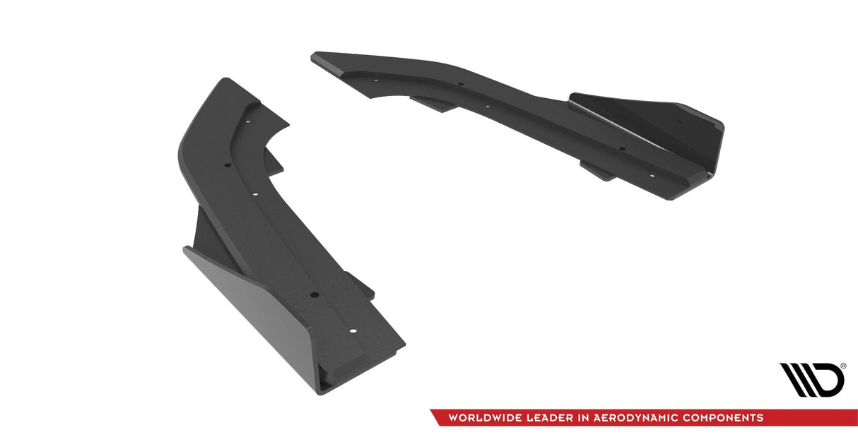 Maxton Design Street Pro Rear Side Splitter & Flaps - Audi / 8Y / RS3