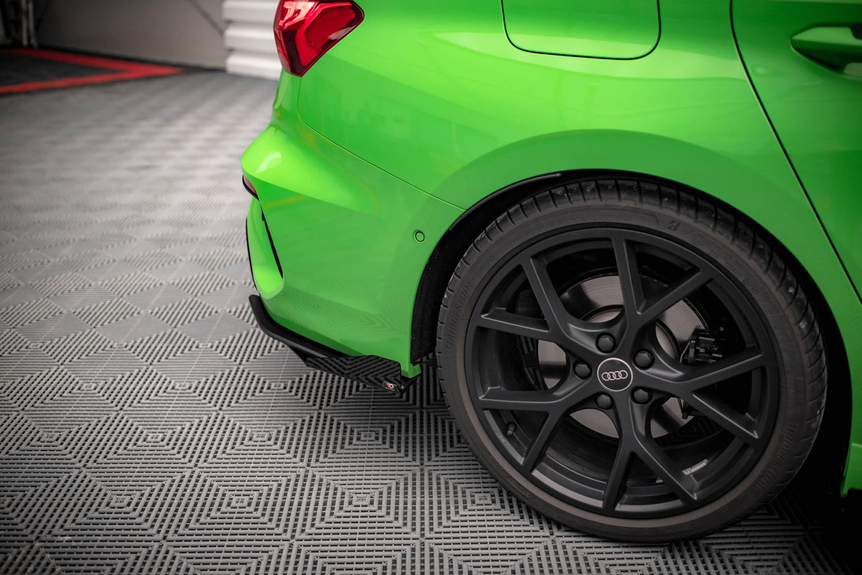 Maxton Design Street Pro Rear Side Splitter & Flaps - Audi / 8Y / RS3