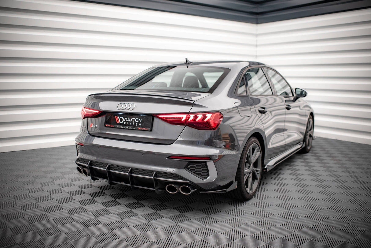 Maxton Design Street Pro Rear Side Splitters + Flaps Audi S3 Sedan 8Y