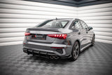 Maxton Design Street Pro Rear Side Splitters + Flaps Audi S3 Sedan 8Y