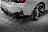 Maxton Design Street Pro Rear Side Splitters + Flaps BMW 2 Coupe M240I G42